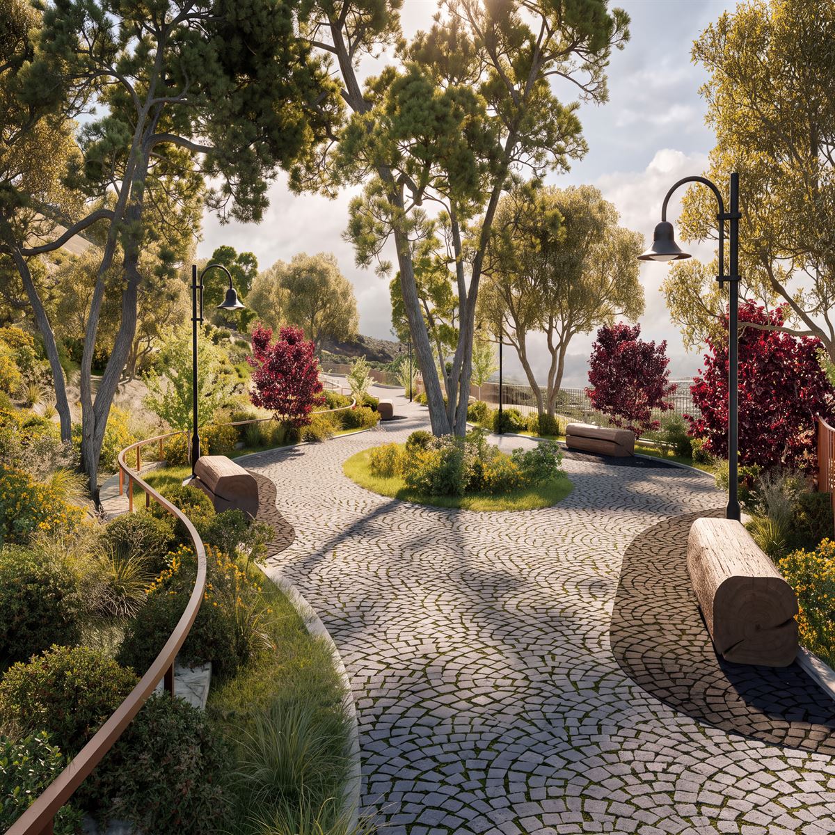 Landscaped parks and gardens